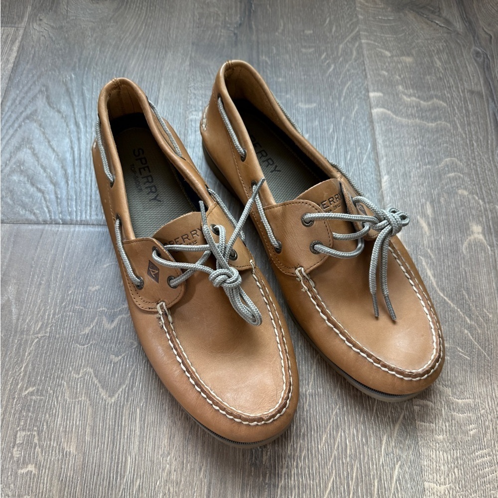 Mens Sperry Tan Loafers Slip-Ons Men’s Size 12